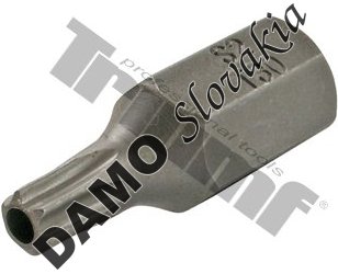Bit Torx vŕtaný, 10 mm driek, dĺžka 30 mm T30