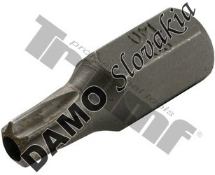 Bit Torx vŕtaný, 10 mm driek, dĺžka 30 mm T40