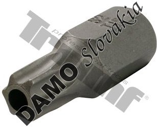 Bit Torx vŕtaný, 10 mm driek, dĺžka 30 mm T45