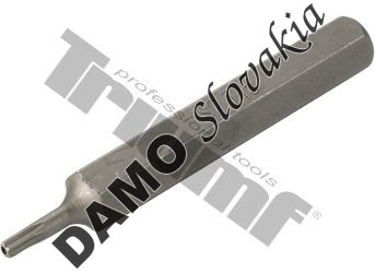 Bit Torx vŕtaný, 10 mm driek, dĺžka 75 mm T15