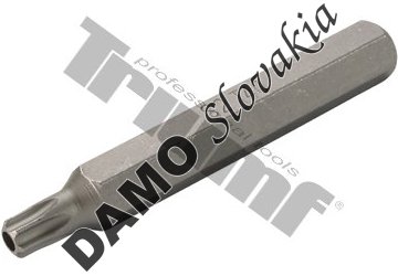 Bit Torx vŕtaný, 10 mm driek, dĺžka 75 mm T40