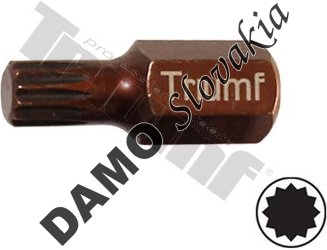 Bit XZN tisíchran, 10 mm driek, dĺžka 30 mm M8