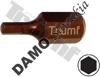 Bit Inbus, 10 mm driek, dĺžka 30 mm 4 mm