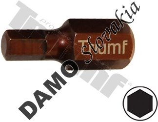 Bit Inbus, 10 mm driek, dĺžka 30 mm 6 mm