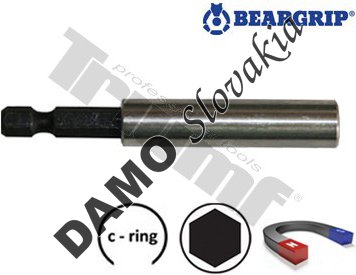 Nadstavec magnetický na bity, séria 3016, 1/4" zakončenie 6 hranné L - 60 mm