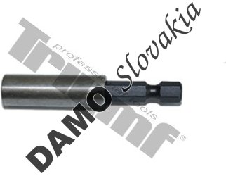 nadstavec magnetický na bity s poistným krúžkom 1/4" L - 60 mm