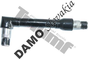 Uhlový skrutkovací nadstavec na 1/4" bity