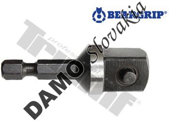 Prevodník 1/2" 4hran -1/4" 6hran, dĺžka 50 mm