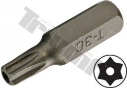 Bit Torx vŕtaný, 8 mm (5/16") driek, dĺžka 30 mm T30