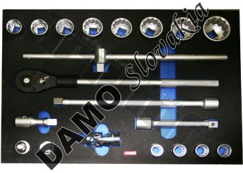 Modul 3/4" gola sada 12-hran, 20 - dielny