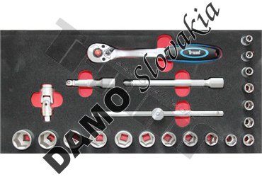 Modul 3/8" gola, 6hran, základná verzia, 22 dielny