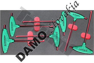 Modul L kľúčov Beargrip, profil Torx, 6 dielny