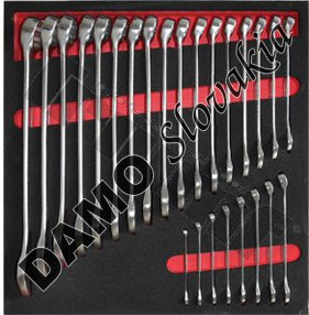Modul kľúčov očkoplochých 6 - 32mm, 25 dielny