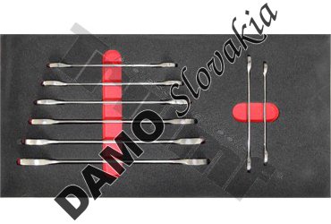 Modul kľúčov plochých 6x7 - 20x22mm, profi, 8 dielny