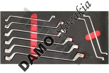 Modul kľúčov očkovyhnutých 6x7 - 19x22mm, profi, 8 dielny