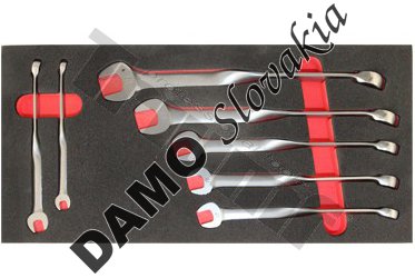 Modul skrútených kľúčov O-P 8,10,12,13,14,17,19mm, 7 dielny