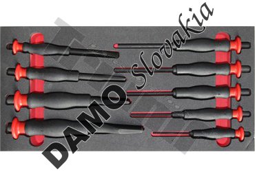 Modul antivibračných vyrážačov, 9 dielny