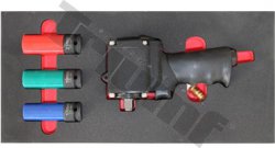 Modul pneuservisný s  1/2" mini uťahovačkou 680Nm a hlavicami 17,19,21mm, 4 dielny