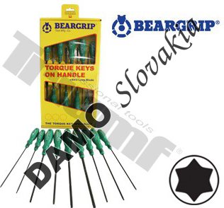 Sada Torx skrutkovačov T8 - T40, 9 - dielna