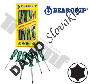 Sada 2K Torx skrutkovačov TX10 - 40, 6 – dielna