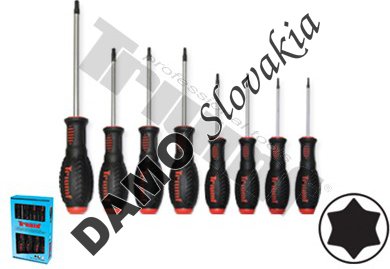 Sada skrutkovačov torx T8 - T40, 8 - dielna