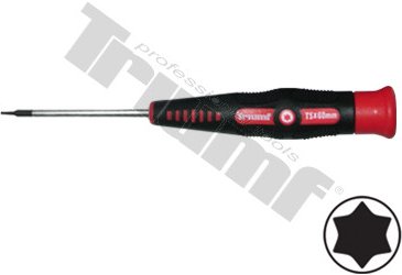 Skrutkovač na elektroniku Torx T5, rýchloskrutkovacia rukoväť, zo sady 27675