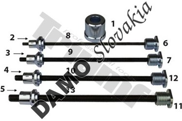 Sada adaptérov pre maticové nity 6,8,10 a 12 mm