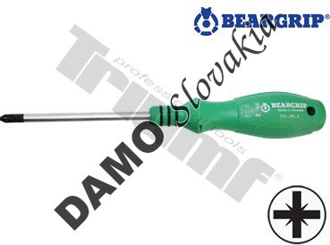 Skrutkovač krížový PD, zelená rukoväť PD1 x 100 mm