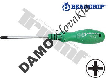 Skrutkovač krížový PD, zelená rukoväť PD2 x 120 mm