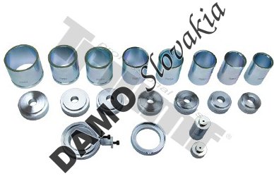 Sada na montáž/demontáž silentblokov maxi (51,2 mm - 96 mm), 19 - dielna