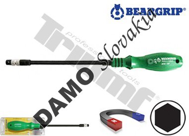 Flexibilný skrutkovač na 1/4" bity, magnetický