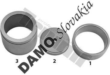 Sada na výmenu oporných silentblokov v nápravnici prevodovky