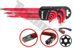 SADA KĽÚČOV TORX S VŔTANÍM A MAGNETOM, 9 - DIELNA