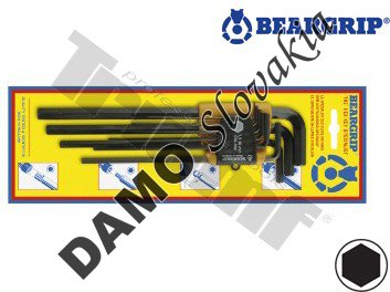Sada inbus kľúčov "L" 1/16" - 3/8", 9 - dielna