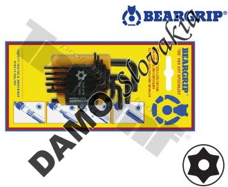 SADA kľúčov torx vŕtan ých, t8 - t40, 9 - dielna
