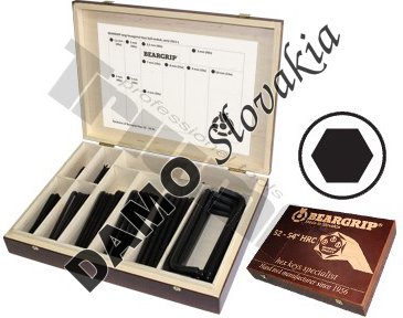SADA kľúčov inbus s guličkou, 290 - dielna
