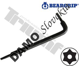 Kľúč Torx "L",  vŕtaný, krátky TX7