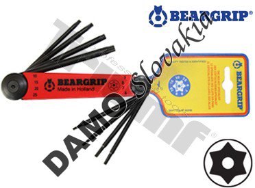 Sada Torx kľúčov TX 6 - 25, vŕtané, 8 - dielna