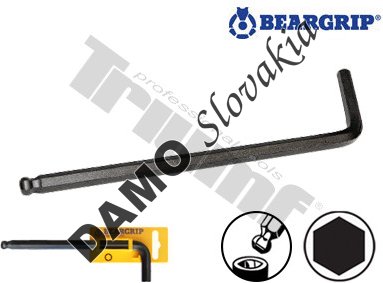 Kľúč inbus "L" s guličkou, dlhý  1,5 mm