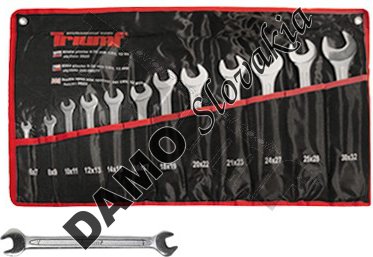 Set of 6 - 32 mm, 12-piece open-end wrenches