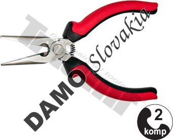 Kliešte telefónne rovné pre elektroniku mini, 130 mm