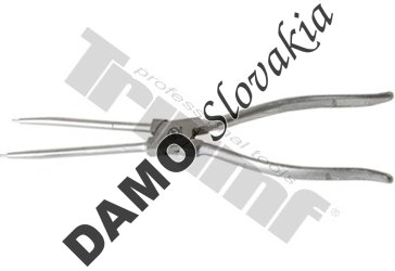 segerové kliešte priame, vnútorné, dĺžka 295 mm, špička 2,2 mm