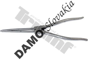 segerové kliešte priame, vonkajšie, dĺžka 295 mm, špička 2,2 mm