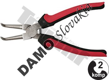Kliešte seger zahnuté, vnútorné 175 mm