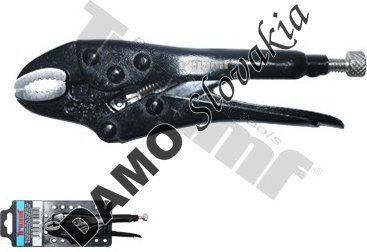 Kliešte samosverné Grip, čierne L - 160 mm