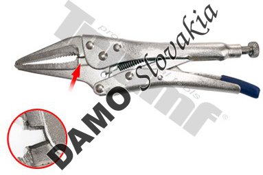 Samosverné kliešte so špicatou čeľusťou L = 170 mm