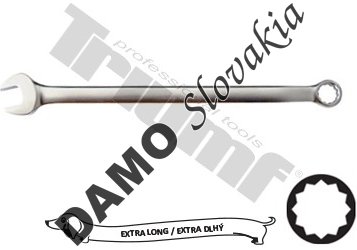 Extra dlhý kľúč očkovidlicový 12 hran 16 x 300 mm
