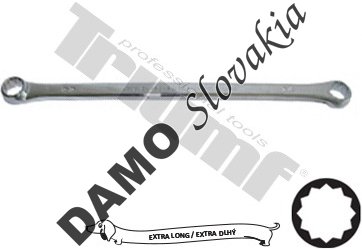 Kľúč extra dlhý očkový zo sady 13452. 10 x 11 mm / 290