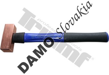 Kladivo medené hranaté s trojkomponentnou rukoväťou  500 g