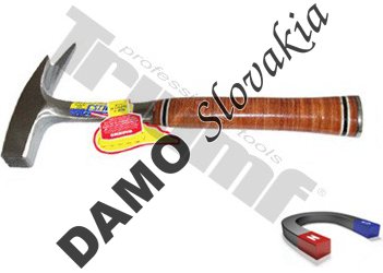 Kladivo tesárske s magnetom a koženým povrchom rukoväte